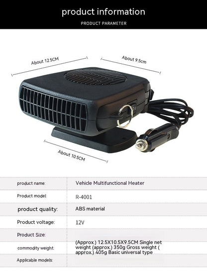 Car Warm Air Blower Electric Heating Car Heater