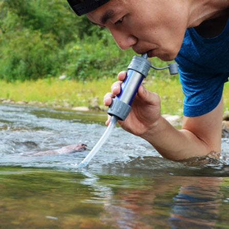 Mini Portable Outdoor Straight Drinking Water Filter