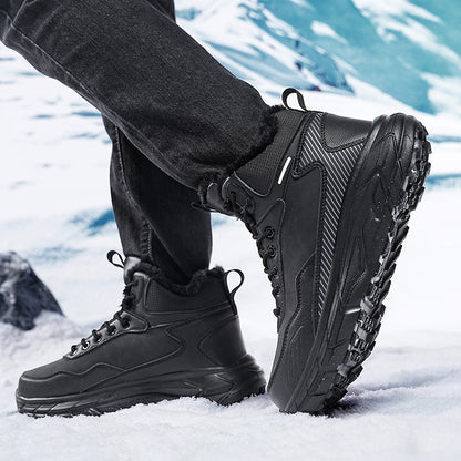 Cold And Warm High Cotton-padded Shoes Winter