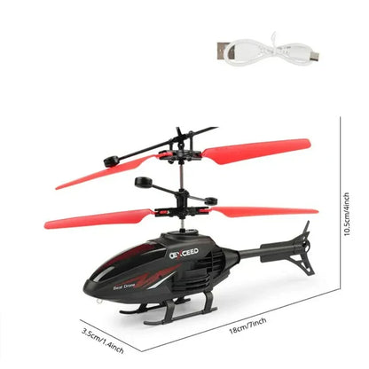 New Suspension RC Helicopter Drop-resistant Induction Suspension Aircraft Toys Kids Toy Gift for Kid