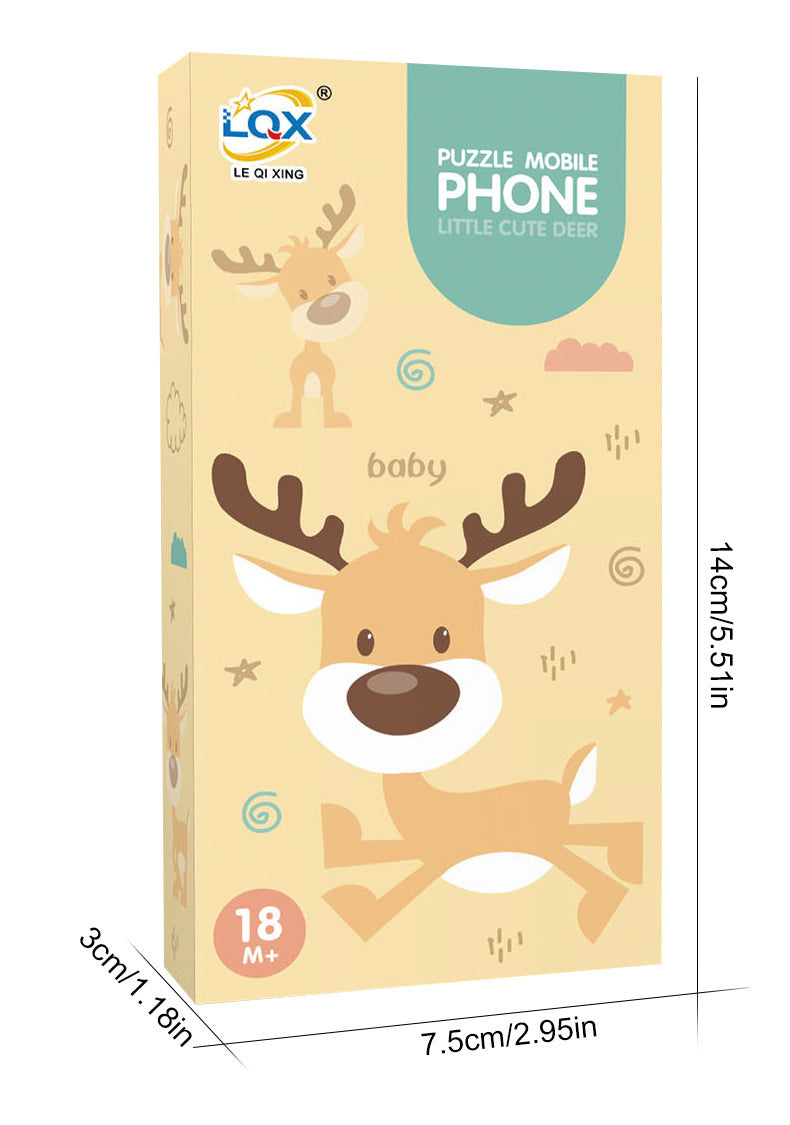 Baby Deer Light Music Mobile Phone Toy Baby Early Education Educational Phone