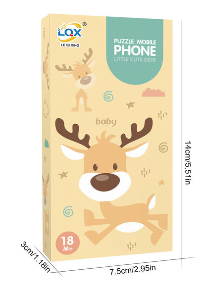 Baby Deer Light Music Mobile Phone Toy Baby Early Education Educational Phone